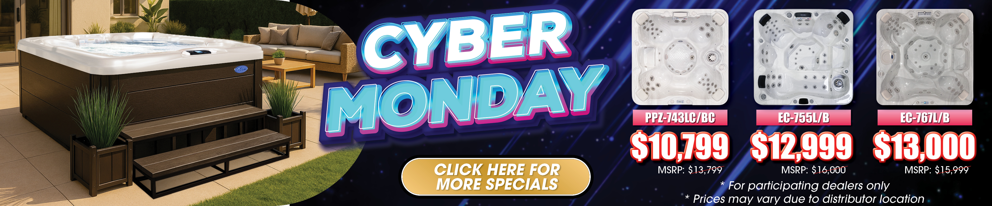 Calspas hot tub being used in a family setting - Bellflower