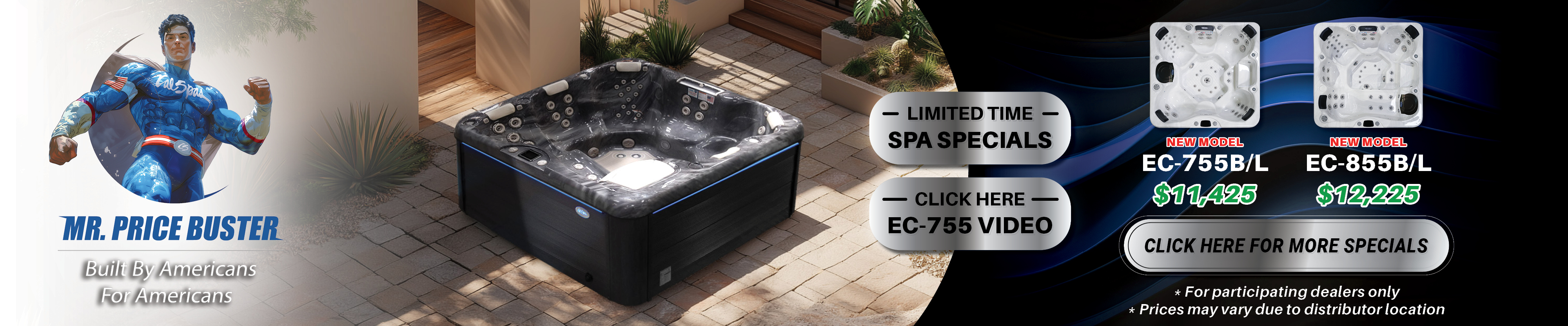 Calspas hot tub being used in a family setting - Bellflower